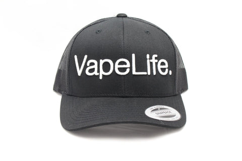 The VapeLife Store Black 6 panel 'VapeLife' "Locdog", "VapeLife Baby", and "VapeLife" Snap Back Hats