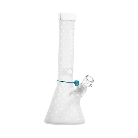 CannaDrop-AFG Glass Pipes Clear Cookies V Beaker Glass Water Pipe