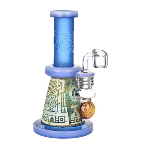 CannaDrop-AFG Water Pipes Aztec Mandala Dab Rig: A Fusion of Art and Functionality