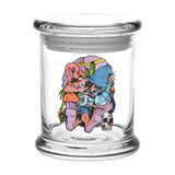 CannaDrop-AFG Accessories Large | 1/2 Ounce Pulsar 420 Jars Pop Top - Chill Cat