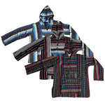 CannaDrop-AFG Apparel Large Hippie Cotton Baja Hoodie - Colors Vary