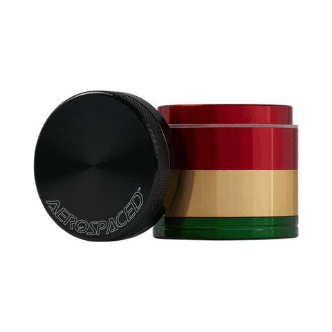 Aerospaced Rasta / 1.6" (40mm) Aerospaced 4-Piece Grinder