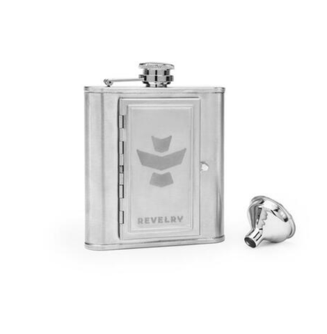 Revelry Supply The Accomplice - Stainless Steel Flask W/ Stash Compartment