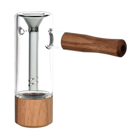 CannaDrop-AFG Water Pipes Walnut Honey Labs Afterswarm Bubbler: Compact Elegance and Functionality